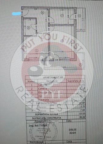 Confort Urban | Ap 2 camere | 60mp | Decomandat | B12197